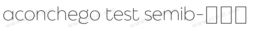 aconchego test semib字体转换 aconchego test semib字体转换